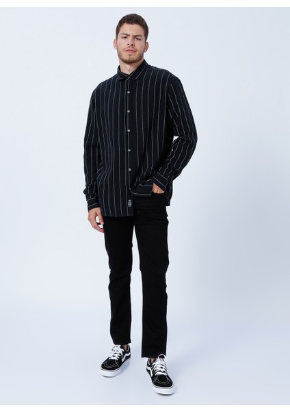 Normal Bel Regular Fit Siyah Erkek Denim Pantolon 22.01.70.002_DANTE Jeans