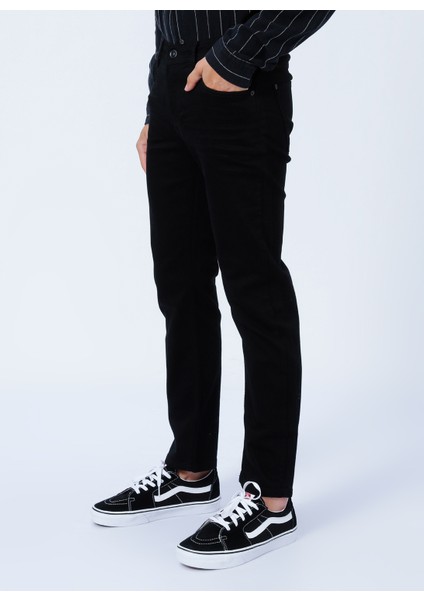 Normal Bel Regular Fit Siyah Erkek Denim Pantolon 22.01.70.002_DANTE Jeans modelleri