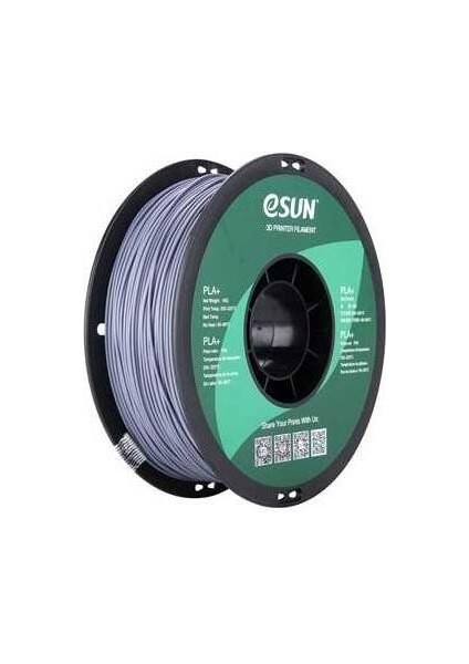Esun Pla Plus Filament Gümüş Gri 1.75MM 1000GR