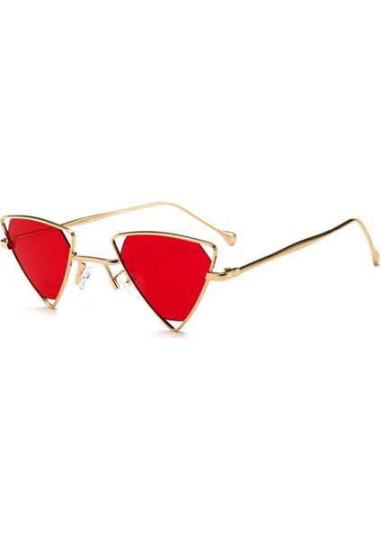 Üçgen Gözlük Vintage & Retro Steampunk Triangle Sunglasses