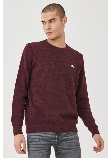 L212149810 Erkek Bordo Kazak