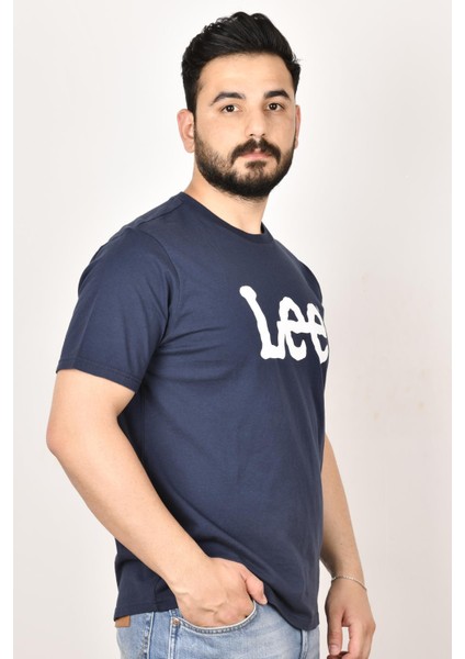 L65QAIEE Erkek Lacivert Bisiklet Yakat-Shirt fiyatları