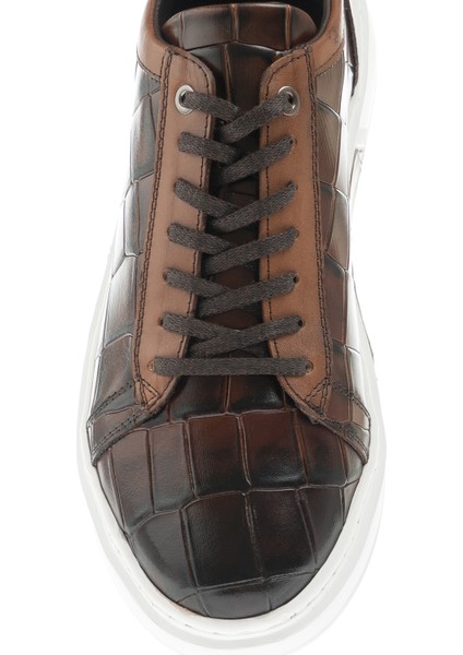 Kroko Detaylı Özel Tasarım Sneakers modelleri