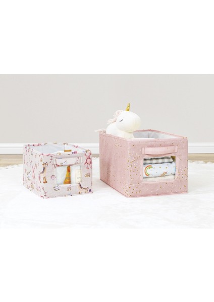 Baby 2'li Pencereli Düzenleyici Kutu (Pembe)