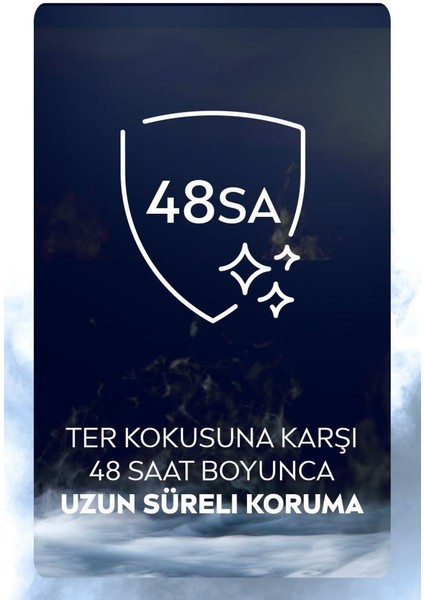 Men Erkek Pump Sprey Deodorant Fresh Active Ter ve Ter Kokusuna Karşı 48 Saat Deodorant Koruması 75 ml x2