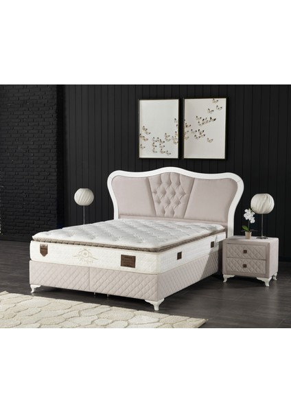 Luvita Tavşan Tüyü Ultra Full Ortopedik Pedli Yatak (Kahve) 180x200