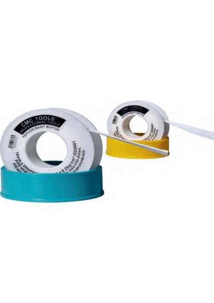 Teflon Bant Büyük 19 mm x 30 mt