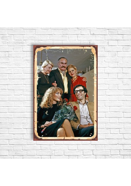 Kemal Sunal Yeşilçam Retro Ahşap Poster