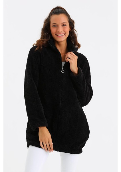 Fermuarlı Dik Yaka Welsoft Mont DS23KB235905