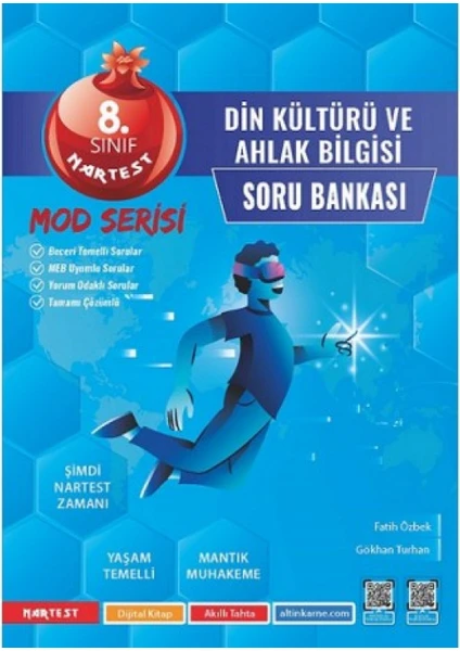 Nartest Yayınevi 8. Sınıf Mod Din Kültürü ve Ahlak Bilgisi Soru Bankası