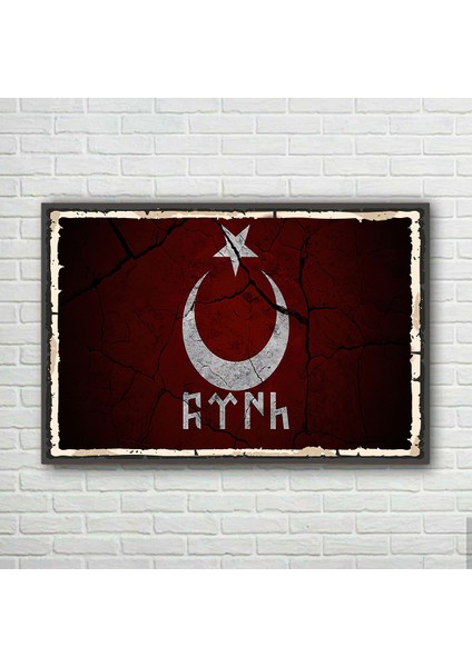 Ftrh Türk Retro Ahşap Poster