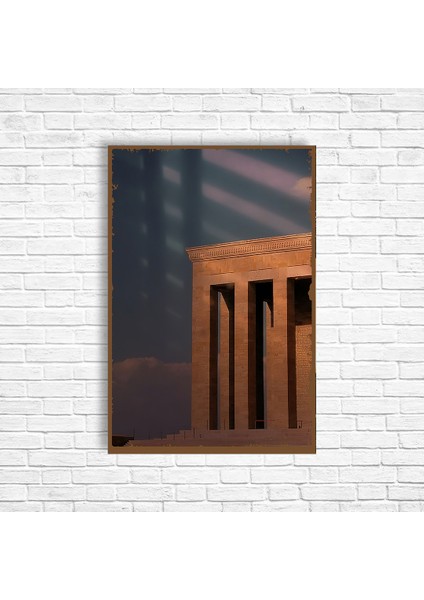 Anıtkabir Atatürk Retro Ahşap Poster