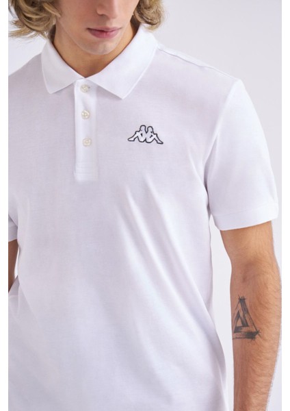 Logo Maltax 2 Mss Tk Beyaz Erkek Kısa Kol T-Shirt