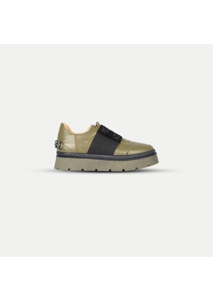 Streç Detaylı Deri Sneaker modelleri