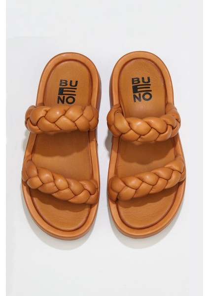 Taba Deri Kadın Spor Terlik