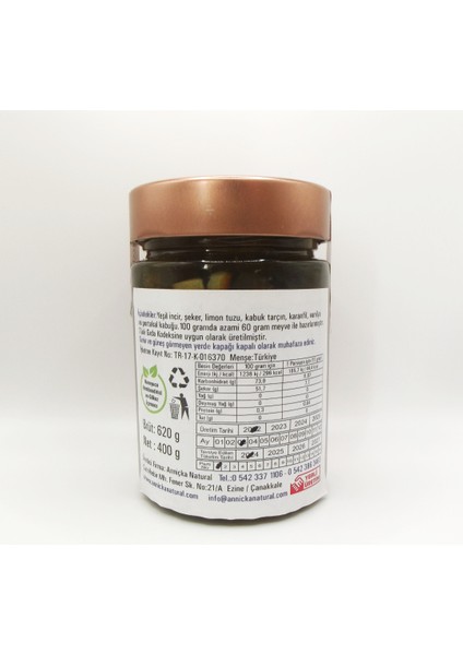 Anniçka Karadut ve Yeşil Incir Reçeli 2X400 gr modelleri