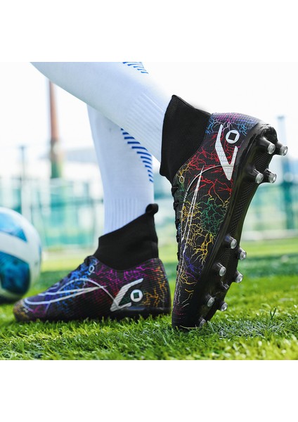 Erkek Boys Kramponlar Futbol Ayakkabıları Çocuklar Takım Spor Eğitimi Futbol Ayakkabıları(Yurt Dışından) indirimleri