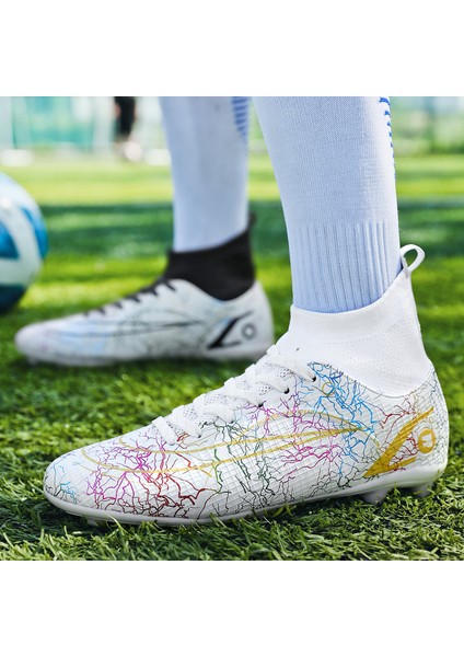 Erkek Boys Kramponlar Futbol Ayakkabıları Çocuklar Takım Spor Eğitimi Futbol Ayakkabıları fırsatları