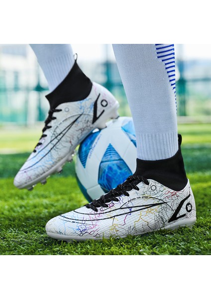 Erkek Boys Kramponlar Futbol Ayakkabıları Çocuklar Takım Spor Eğitimi Futbol Ayakkabıları modelleri