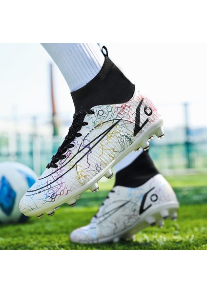 Erkek Boys Kramponlar Futbol Ayakkabıları Çocuklar Takım Spor Eğitimi Futbol Ayakkabıları fırsatları