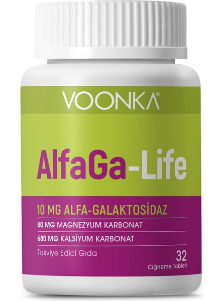 Alfaga Life Takviye Edici Gıda 32 Tablet