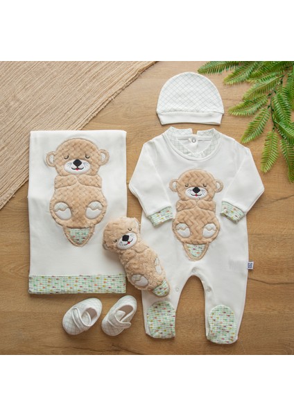 Sarebaby Anne Eli Serisi Oyuncak Hediyeli Organik Hastane Çıkışı 10'lu Set