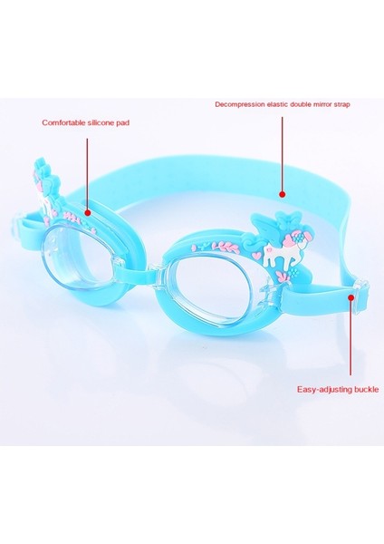 Çocuk Silikon Su Geçirmez Yüzücü Gözlük (Yurt Dışından) fırsatları