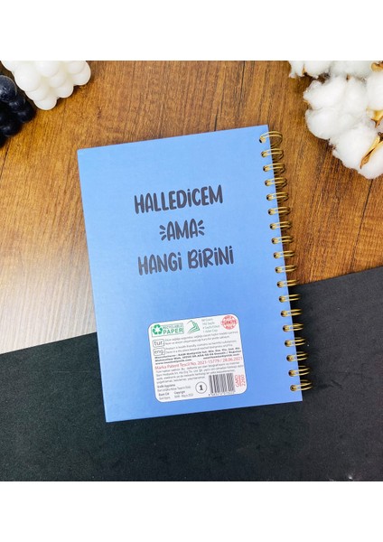 Halledicem Ama Hangi Birini Tasarımlı Konuşan Ajanda