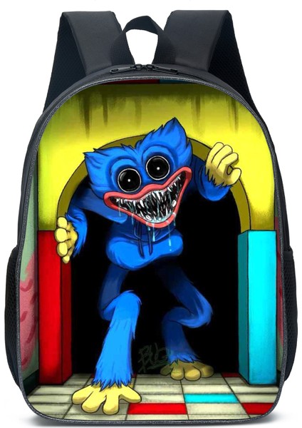 Fıy Çocuklar Için Poppy Playtime Figürlü Okul Sırt Çantası - Çok Renkli (Yurt Dışından)