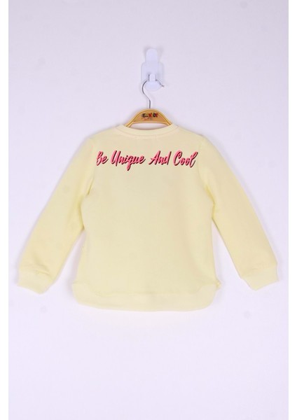Toontoy Kız Çocuk Be Baskılı Sweatshirt fiyatları