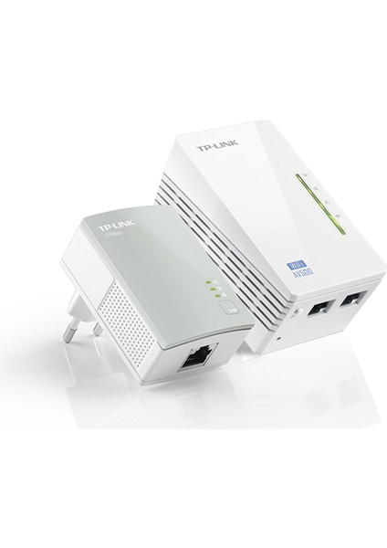 TL-WPA4220KIT 2 Port 300MBPS Wireless (Kablosuz) Elektrik Hattı (Priz) Üzerinde