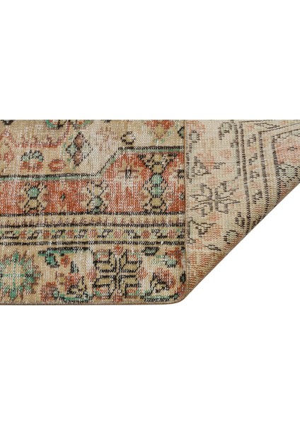Klasik Modern Vintage Eskitme El Dokuma Halı 170 x 290 cm 9110
