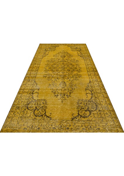 Eşsiz 100% Yün El Dokuma Vintage Halı 160 x 292 cm 9122
