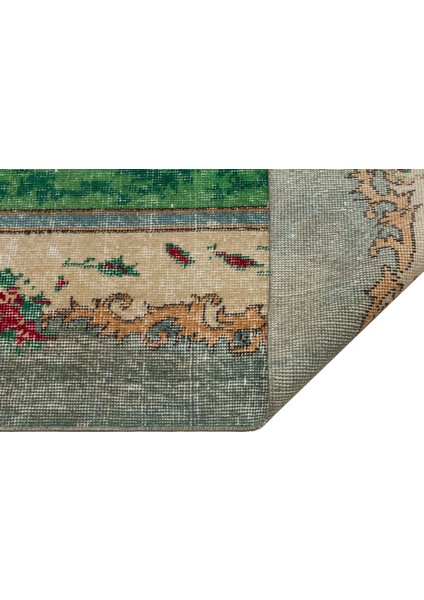 Eskitme Vintage El Dokuma Halı 154 x 271 cm 9143