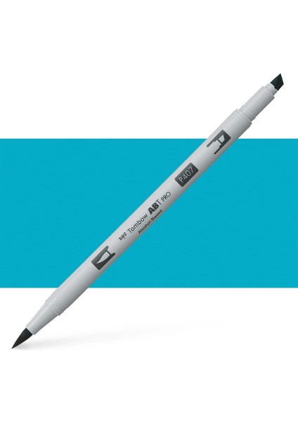 Ab-Tp Pro Dual Brush Pen Grafik Kalemi Tiki Teal 407