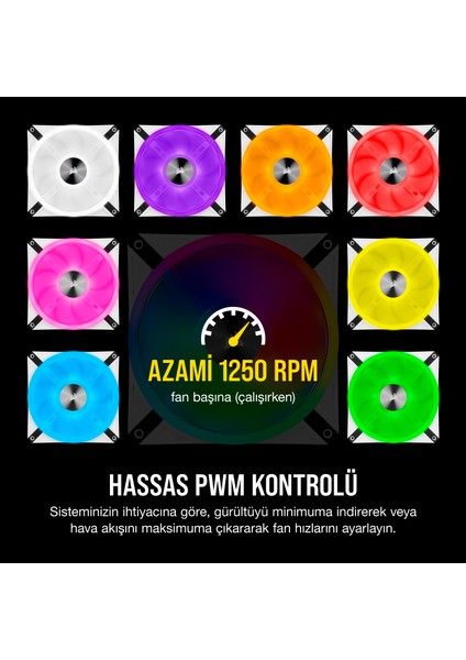 QL140 RGB Led 140mm Fan 2’li Paket + Lightning Node Core (CO-9050106-WW)