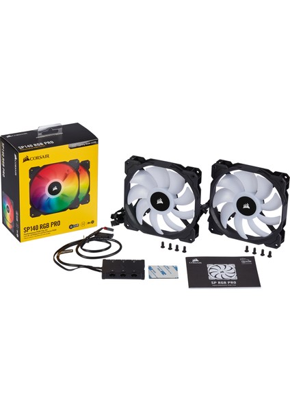 SP140 RGB PRO Led 140mm Fan 2’li Paket + Lightning Node Core (CO-9050096-WW)