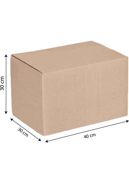 40x30x30 Çift Oluklu Koli 15 Adet Boş Koli Evrak Kolisi Kutumarketim Kolikutu Kargo Paketleme Kolisi