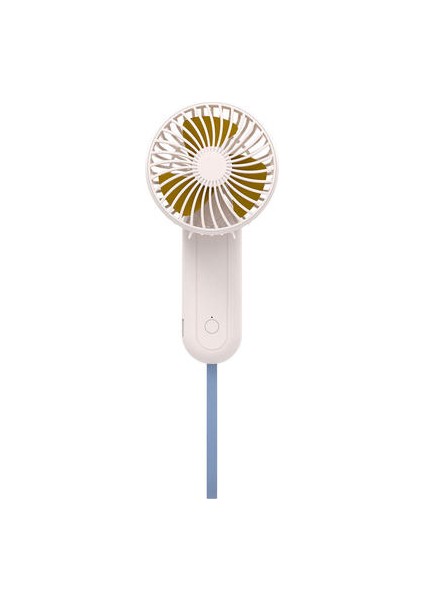 4000 Mah Plastik El Fan, Taşınabilir ve Şarj Edilebilir, Öğrenci Yurtta Küçük Fan Için Uygun (Yurt Dışından)