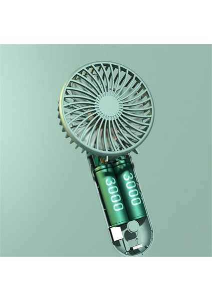 4000 Mah Plastik El Fan, Taşınabilir ve Şarj Edilebilir, Öğrenci Yurtta Küçük Fan Için Uygun (Yurt Dışından)