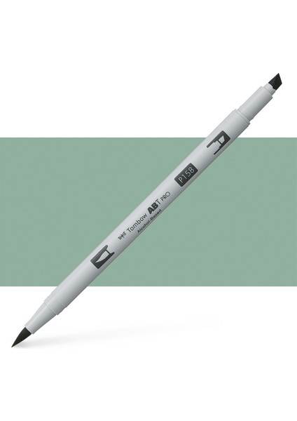 Ab-Tp Pro Dual Brush Pen Grafik Kalemi Dark Olive 158