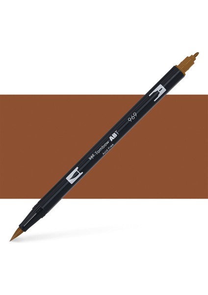 Ab-T Dual Brush Pen Grafik Kalemi Chocolate 969