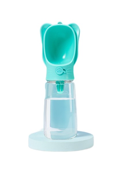 550ML Plastik Pet Seyahat Kupası, Açık Seyahat Seyahat Su Geçirmez Taşınabilir Evcil Hayvan Içme Suyu (Yurt Dışından)
