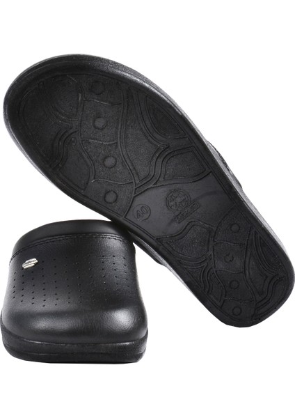 4768 4 Nokta Sabo Orto Pedik Taban Erkek Terlik Hastane & Iş Siyah indirimleri