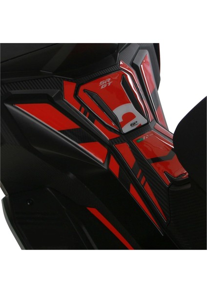 Aprilia SR GT 125 / 200 2022-2023 Uyumlu Tank Pad Kırmızı modelleri