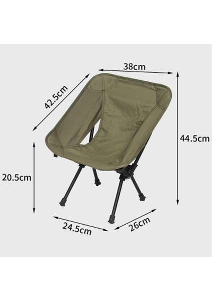Açık Plaj Katlanır Sandalye Taşınabilir Ultra Ay Sandalye (Yurt Dışından)