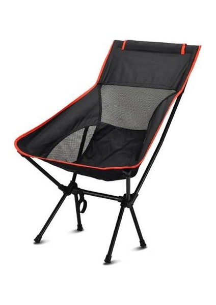 Açık Moon Sandalye Kamp Barbekü, Taşınabilir Katlanır Backrest Yüksek (Yurt Dışından)