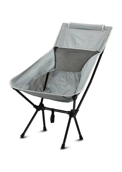 Açık Moon Sandalye Kamp Barbekü, Taşınabilir Katlanır Backrest Yüksek (Yurt Dışından)