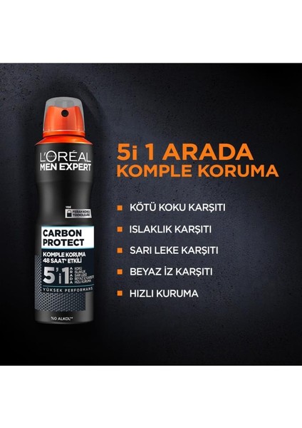 Carbon Protect Bakım Seti Deodorant + Roll-On + Duş Jeli