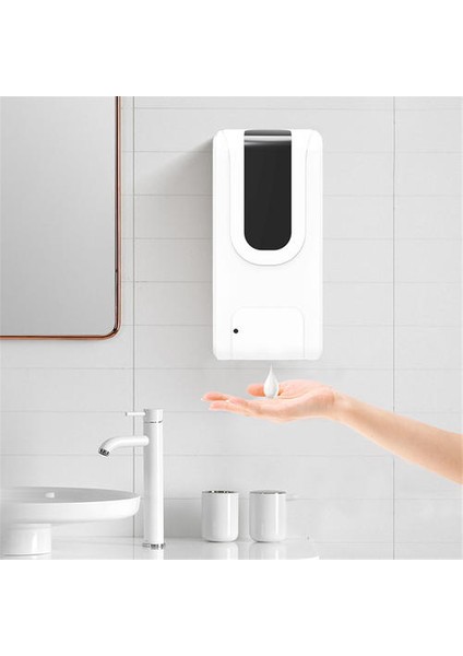 1000ML Paslanmaz Çelik Sabun Dağıtıcı, Temassız Otomatik Sıçrama Geçirmez Akıllı Su Geçirmez El Dezenfektan Dağıtıcı (Yurt Dışından) fırsatları
